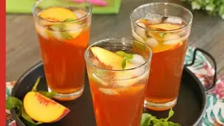 How to Make Peach Iced Tea | Homemade Peach Iced Tea Recipe 🍑🍹