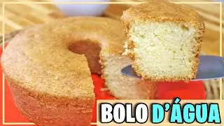 FIZ EM 3 MINUTOS!! O BOLO MAIS SIMPLES E BARATO DO MUNDO! BOLO DE ÁGUA - Receitas de Pai