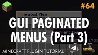 Ep64. Advanced GUI with pages - Minecraft Plugin Development