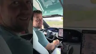 Tesla self driving mode goes rogue and takes passengers on a trip