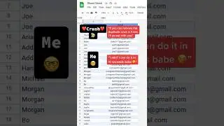 How to remove duplicates in Google Sheets! 😴 
