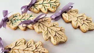 Simple Table-Setting Leaf Cookies