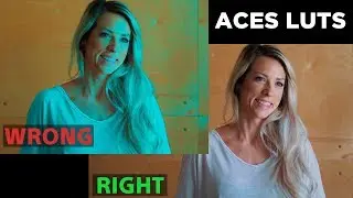 Correctly apply LUTs in ACES - Davinci Resolve 15 Tutorial