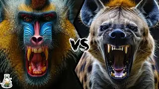 Mandrill vs Hyena - Who Would Win?