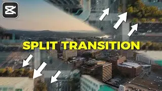 Split Splice Transition in CapCut PC | Split Screen Tutorial