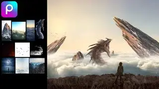 Edit Photo PicsArt Manipulation | Fantasy Dragon | PicsArt Tutorial