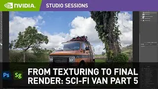 From Texturing to Final Render in Adobe Substance 3D - Sci Fi Van Part 5 w/ Vladimir Petkovic