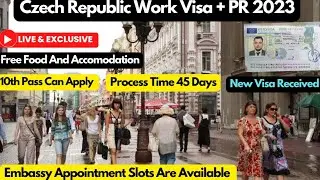 🇨🇿Czech Republic Visa 2023,Czech Republic Appointment,Czech Republic Work Permit,Czech Republic Visa