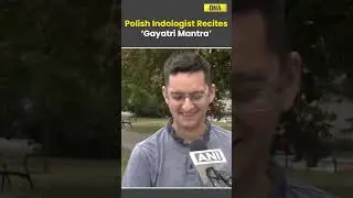 Polish Indologist Krzysztof Iwanek Recites ‘Gayatri Mantra’ #shorts #gayatrimantra #poland