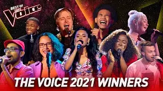 Blind Auditions of every The Voice 2021 winner | Mega Compilation