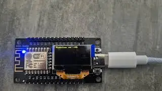 NodeMCU Onboard LED Test with OLED