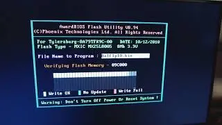 How to Update the Phoenix Award BIOS of old Foxconn & EVGA Motherboards
