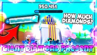 🤑 DESTROYING 💎GIANT DIAMOND PRESENT💎 & GOT THIS... | Pet Simulator X