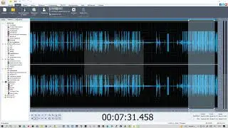 AVS audio editor удаление шума
