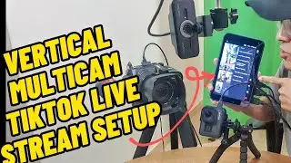 How to Set Up a Tiktok Live Stream with Multiple Vertical Cameras - Yololiv Instream Review Part 4