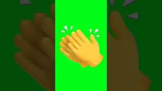 hand/ claps Icon Green screen effects #shorts