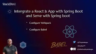 Spring Boot and React JS Fullstack Application.- INTERGRATE ReactJs with Springboot