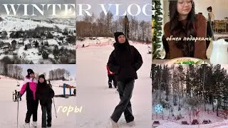 winter vlog | поездка в горы, встреча с сабиной 🏔️❄️