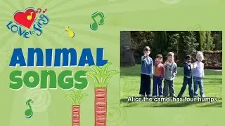 Alice the Camel Has 5 Humps with Lyrics 🐫 Children Love to Sing Action Song 💛