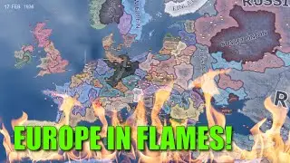 Every Country Civil War - WWII Hoi4 Timelapse