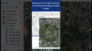 Download 0.5m High-Resolution Georeferenced Google Satellite Images for Free in QGIS | 