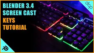 How to setup screen cast keys in Blender 3.4