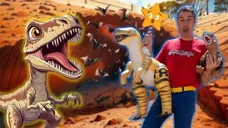 Dinosaur Scavenger Hunt 5  | Educational Videos for Kids | Baba Blast!