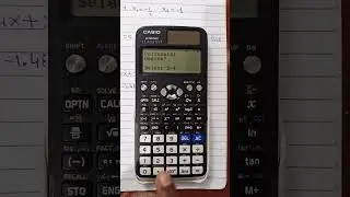 How to find Polynomial equation by Casio fx-991ex | Classwiz fx-991ex | #shorts #youtubeshorts