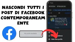 Come nascondere tutti i post su Facebook con un solo clic | nascondi il post su Facebook