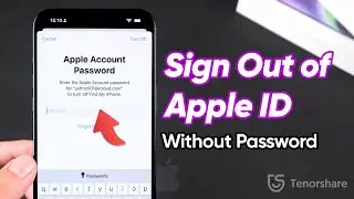 How to Sign Out of Apple ID without Password | Remove Apple ID 2024