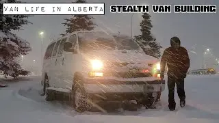 Winter Van Life - Stealth Van Building - Diesel Heater Install