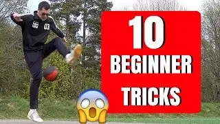 10 BEGINNER TRICKS - FREESTYLE FOOTBALL - AZUN Freestyle Football