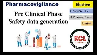 Safety Data Generation in preclinical and post market trial chapter -1 Unit-4 Pharmacovigilance 8th