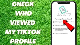 HOW TO CHECK WHO VIEWED YOUR TIKTOK PROFILE/ID | SEE WHO VISITED YOUR TIKTOK PROFILE/ID #tiktok