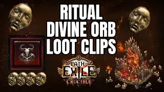 POE 3.21 - Farming Divine Orbs from Ritual - Highlight Clips - Path of Exile Crucible