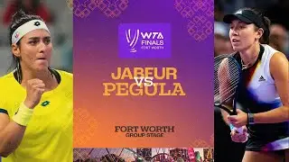 Ons Jabeur vs. Jessica Pegula | 2022 WTA Finals Group Stage | Match Highlights