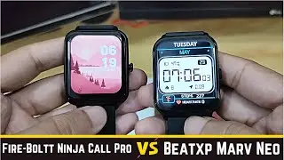 beatXP Marv Neo vs Fire-Boltt Ninja Call Pro Plus Smartwatch detail comparison.