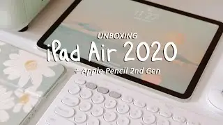 Unboxing Ipad Air 2020 (Green) 4th Generation +  Apple Pencil 2nd Generation