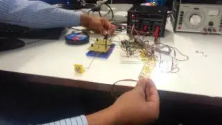 Demo with components for the vehicle
