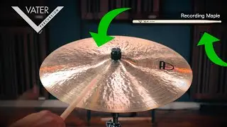 Vater & Agean present: How different drumstick models will affect cymbal sound