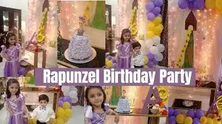 Repunzel/Tangled Theme Birthday Party Idea/Repunzel Low Budget Birthday Party At Home