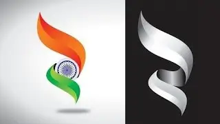 Corel draw Indian Flag Design || कोरल ड्रा इंडियन फ्लैग डिजाइन || #v2vclasses #computer #shorts