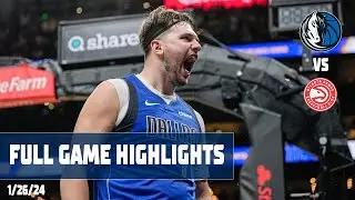 ALL 73 POINTS! Luka Doncic Highlights vs. Atlanta Hawks | 1/26/24