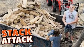 Turning Chores Into a Challenge - How Stacking Firewood Can Be Fun