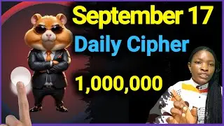 17 September Hamster Kombat Daily Cipher Code  Today