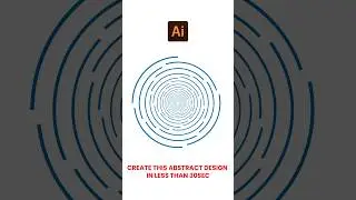 Create abstract design in less than 30sec by following my steps 