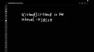 Solving trigonometric functions given an interval (radians) - Pure Maths iGCSE