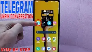 ✅  How To Unpin Conversation On Telegram 🔴