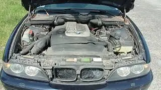 The sound of the best diesel engine BMW e39 525d M57d25 engine sound R6 Exhaust best diesel engine.