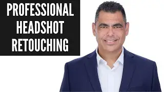 Professional headshot retouching